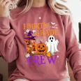 4th Grade Boo Crew Teacher Student Halloween Costume Comfort Colors Sweatshirt Crimson