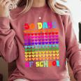 50 Days Of School Hearts Teacher Happy 50th Day Of School Comfort Colors Sweatshirt Crimson 50 Days Of School Hearts Teacher Happy 50th Day Of School Comfort Colors Sweatshirt Crimson