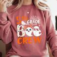 5th Grade Boo Crew Teachers Students Ghost Halloween Comfort Colors Sweatshirt Crimson
