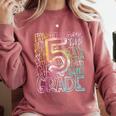 5th Grade Typography Team Fifth Grade Teacher Back To School Comfort Colors Sweatshirt Crimson 5th Grade Typography Team Fifth Grade Teacher Back To School Comfort Colors Sweatshirt Crimson