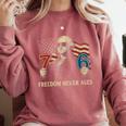 6-7 7-6 George Washington Freedom For Teachers Comfort Colors Sweatshirt Crimson 6-7 7-6 George Washington Freedom For Teachers Comfort Colors Sweatshirt Crimson