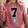 6 7 Matching Teachers Halloween Costume Raccoon Comfort Colors Sweatshirt Crimson
