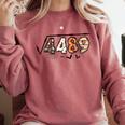 6 7 Square Root Of 4489 Slang Math Teacher Halloween Comfort Colors Sweatshirt Crimson 6 7 Square Root Of 4489 Slang Math Teacher Halloween Comfort Colors Sweatshirt Crimson