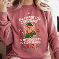 6-7 Students Saying 67 Xmas Six Seven Teacher Christmas Comfort Colors Sweatshirt Crimson