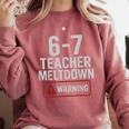 67 Don't Say 6-7 Again Teacher Shirt 67 Sarcastic Meme Comfort Colors Sweatshirt Crimson 67 Don't Say 6-7 Again Teacher Shirt 67 Sarcastic Meme Comfort Colors Sweatshirt Crimson