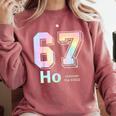 67 Ho Holmium Science Teacher Elements Table Six Seven Meme Comfort Colors Sweatshirt Crimson