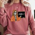 67 Math Teacher Skeleton Halloween Root 4489 Messy Bun Women Comfort Colors Sweatshirt Crimson 67 Math Teacher Skeleton Halloween Root 4489 Messy Bun Women Comfort Colors Sweatshirt Crimson