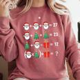 67 Santa Tree Math Teacher Christmas Xmas Humor Comfort Colors Sweatshirt Crimson 67 Santa Tree Math Teacher Christmas Xmas Humor Comfort Colors Sweatshirt Crimson
