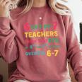 67 Teacher Middle School Teacher 6 7 Overuse 67 Comfort Colors Sweatshirt Crimson 67 Teacher Middle School Teacher 6 7 Overuse 67 Comfort Colors Sweatshirt Crimson