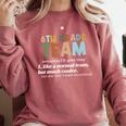 6th Grade Team Teacher Like A Normal Team Sixth Grade Comfort Colors Sweatshirt Crimson 6th Grade Team Teacher Like A Normal Team Sixth Grade Comfort Colors Sweatshirt Crimson