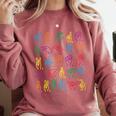 ABC Sign Language Chart Teacher Hand Letter Alphabet ASL Comfort Colors Sweatshirt Crimson ABC Sign Language Chart Teacher Hand Letter Alphabet ASL Comfort Colors Sweatshirt Crimson