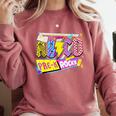 ABCD Pre-K Rocks Back To School PreK Kindergarten Teacher Comfort Colors Sweatshirt Crimson ABCD Pre-K Rocks Back To School PreK Kindergarten Teacher Comfort Colors Sweatshirt Crimson