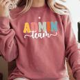 Admin Team Back To School Teachers Students Admin Squad Comfort Colors Sweatshirt Crimson Admin Team Back To School Teachers Students Admin Squad Comfort Colors Sweatshirt Crimson