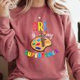 Art Is My Superpower Art Teacher Comfort Colors Sweatshirt Crimson Art Is My Superpower Art Teacher Comfort Colors Sweatshirt Crimson