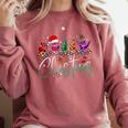 ASL Christmas Buffalo Plaid Teacher American Sign Language Comfort Colors Sweatshirt Crimson ASL Christmas Buffalo Plaid Teacher American Sign Language Comfort Colors Sweatshirt Crimson