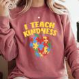 Autism Teacher Shirt I Teach Kindness Apple Puzzle Awareness Comfort Colors Sweatshirt Crimson Autism Teacher Shirt I Teach Kindness Apple Puzzle Awareness Comfort Colors Sweatshirt Crimson