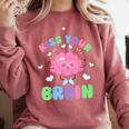 Back To School Kiss Your Brain Cute Teacher Appreciation Comfort Colors Sweatshirt Crimson Back To School Kiss Your Brain Cute Teacher Appreciation Comfort Colors Sweatshirt Crimson