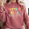 Battery Life Of A Para SPED Parapro Teacher Squad Comfort Colors Sweatshirt Crimson Battery Life Of A Para SPED Parapro Teacher Squad Comfort Colors Sweatshirt Crimson