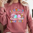 All Behavior Is A Form Of Communication SPED Teacher Autism Comfort Colors Sweatshirt Crimson All Behavior Is A Form Of Communication SPED Teacher Autism Comfort Colors Sweatshirt Crimson