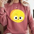 The Big Cheese Good Egg Teacher Halloween Costume Food Group Comfort Colors Sweatshirt Crimson