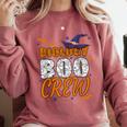 Biology Boo Crew Halloween Biology Teacher Matching For Men Women Kids Comfort Colors Sweatshirt Crimson