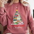 All Booked For Christmas Xmas Tree Teacher Holiday Pajamas Comfort Colors Sweatshirt Crimson All Booked For Christmas Xmas Tree Teacher Holiday Pajamas Comfort Colors Sweatshirt Crimson