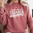 Broadway Actor There Will Be Drama Theater Teacher Men Women Comfort Colors Sweatshirt Crimson Broadway Actor There Will Be Drama Theater Teacher Men Women Comfort Colors Sweatshirt Crimson