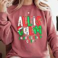 All Calm Said No Teacher Teacher Christmas Lights Comfort Colors Sweatshirt Crimson All Calm Said No Teacher Teacher Christmas Lights Comfort Colors Sweatshirt Crimson