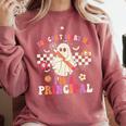 You Can't Scare Me I'm a Principal Halloween Teacher Comfort Colors Sweatshirt Crimson You Can't Scare Me I'm a Principal Halloween Teacher Comfort Colors Sweatshirt Crimson