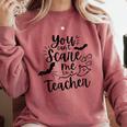 You Can't Scare Me I'm a Teacher Comfort Colors Sweatshirt Crimson You Can't Scare Me I'm a Teacher Comfort Colors Sweatshirt Crimson