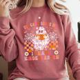 You Cant Scare Me I Teach Kindergarten Teacher Halloween Comfort Colors Sweatshirt Crimson