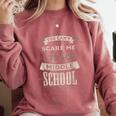 You Cant Scare Me I Teach Middle School Teacher Comfort Colors Sweatshirt Crimson You Cant Scare Me I Teach Middle School Teacher Comfort Colors Sweatshirt Crimson