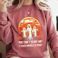 You Can't Scare Me I Teach Middle School Teacher Halloween Comfort Colors Sweatshirt Crimson You Can't Scare Me I Teach Middle School Teacher Halloween Comfort Colors Sweatshirt Crimson