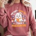 You Can't Scare Me I Teach Preschool Teacher Halloween Comfort Colors Sweatshirt Crimson You Can't Scare Me I Teach Preschool Teacher Halloween Comfort Colors Sweatshirt Crimson