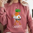 Carrate Karate Carrot Student Teacher Trainee Trainor Comfort Colors Sweatshirt Crimson Carrate Karate Carrot Student Teacher Trainee Trainor Comfort Colors Sweatshirt Crimson