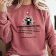 Cat Exhausted Teacher Exhausterwhelmulated Definition Comfort Colors Sweatshirt Crimson Cat Exhausted Teacher Exhausterwhelmulated Definition Comfort Colors Sweatshirt Crimson