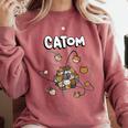 Catom Science Teacher Chemistry Lover Physics School Cat Comfort Colors Sweatshirt Crimson Catom Science Teacher Chemistry Lover Physics School Cat Comfort Colors Sweatshirt Crimson