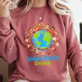 Celebrate Diversity Everyday Teachers & School Student Gift Comfort Colors Sweatshirt Crimson