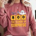 Chemistry Boo The Element Of Surprise Science Teacher Comfort Colors Sweatshirt Crimson Chemistry Boo The Element Of Surprise Science Teacher Comfort Colors Sweatshirt Crimson