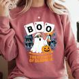 Chemistry Boo Ghost Element Of Surprise Science Teacher Tee Comfort Colors Sweatshirt Crimson