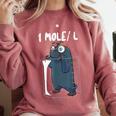 Chemistry Chemist Student Science Teacher Mole Comfort Colors Sweatshirt Crimson