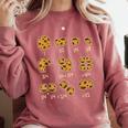 Chocolate Cookie Quick Math Fraction Math Teachers For Men Women Girls Kids Comfort Colors Sweatshirt Crimson