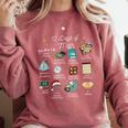 Christmas 12 Days Of Math Math Teacher Xmas STEM STEMS Comfort Colors Sweatshirt Crimson Christmas 12 Days Of Math Math Teacher Xmas STEM STEMS Comfort Colors Sweatshirt Crimson