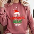 Is It Christmas Break Yet Teacher Xmas Winter Saying Comfort Colors Sweatshirt Crimson Is It Christmas Break Yet Teacher Xmas Winter Saying Comfort Colors Sweatshirt Crimson