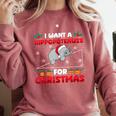 Christmas Math Teacher Hippopotenuse Math Lovers Xmas Comfort Colors Sweatshirt Crimson