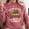 Christmas Teacher Squad Festive Car Tree Lights Xmas Comfort Colors Sweatshirt Crimson Christmas Teacher Squad Festive Car Tree Lights Xmas Comfort Colors Sweatshirt Crimson