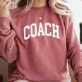 Coach Trainer Instructor Teacher Comfort Colors Sweatshirt Crimson