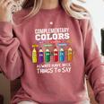 Complementary Colors Pun Artist Art Teacher T-Shirt Comfort Colors Sweatshirt Crimson Complementary Colors Pun Artist Art Teacher T-Shirt Comfort Colors Sweatshirt Crimson