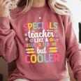 Cool Specials Teacher Specials Team Specials Squad Comfort Colors Sweatshirt Crimson
