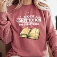 Cool History Teacher Read The Constitution For The Articles Comfort Colors Sweatshirt Crimson Cool History Teacher Read The Constitution For The Articles Comfort Colors Sweatshirt Crimson